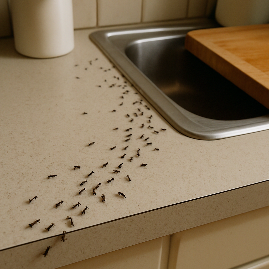 Using Coffee Grounds as Ant Deterrent